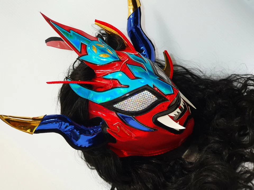 JUSHIN LIGER WRESTLING MASK WRESTLER MASK 日本 マスク プロレス 日本スリングマスク — 第 1/4 张图片