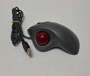 Logitech TrackMan Wheel Mouse USB Optical Trackball Mouse T-BB18 TESTED WORKS - Picture 1 of 4