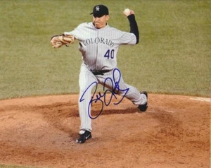 BRIAN FUENTES SIGNED COLORADO ROCKIES 8x10 PHOTO! Autograph - Foto 1 di 1