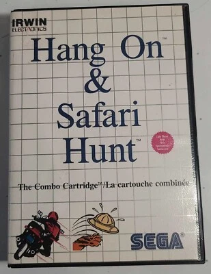 Hang-On / Safari Hunt (Sega Master)No Manual, Untested - Image 1 of 4