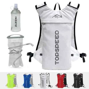 Running Backpack 5L Super Running Hydrating Vest Bag Marathon Cycling Backpack - Picture 1 of 47