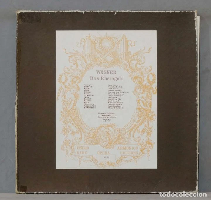 CAJA LP. Richard Wagner. Das Rheingold. BAYREUTH 1957             - Imagen 1 de 1