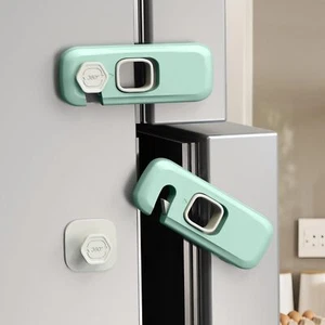 5Pc Baby Kids Safety Lock Drawer Cupboard Cabinet Fridge Door Child Proof Pads - Picture 1 of 14