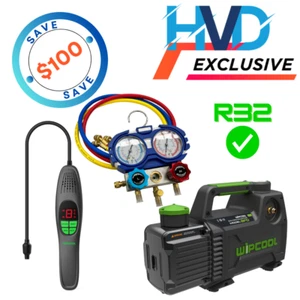 HVACDIRECT New R32 Refrigeration & HVAC Split System Install Kit (Pump, Leak Det - Picture 1 of 4