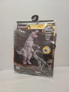 Blaues aufblasbares Dinosaurier Kostüm für Erwachsene Einheitsgröße NEU Jurassic World - Bild 1 von 6
