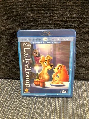 Lady and the Tramp (Blu-ray/DVD, 2012, 2-Disc Set, Diamond Edition) - Image 1 of 3