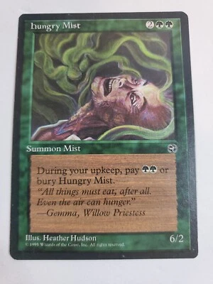 MTG Magic The Gathering Card hungry MistSummon Green Homelands 1995 - Image 1 of 2