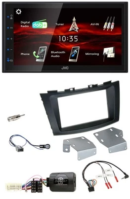 JVC USB Bluetooth Lenkrad DAB 2DIN Autoradio für Suzuki Swift ab 2011 - Bild 1 von 4