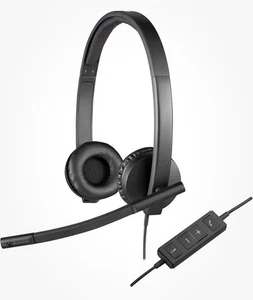BRAND NEW - Logitech H570e Mono Black Monaural Over-the-Head Wired Headsets - Picture 1 of 9