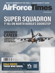 Air Force Times Magazine, September 2025, F-16s on North Korea Doorstep. B-2 - Bild 1 von 1
