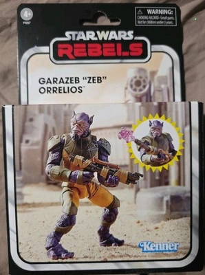 Figura de acción Star Wars The Vintage Collection Garazeb Zeb Orrelios 3 3/4 pulgadas Foto 1 de 2