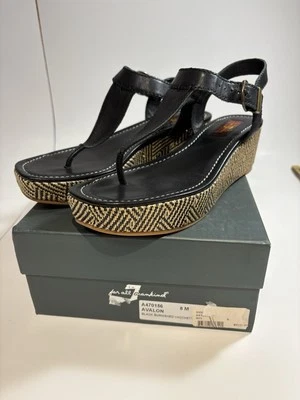 Женские Seven For All Mankind Avalon черные полированные каблуки размер 8 M - Изображение 1 из 4