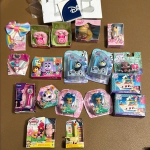 Mini Brands random doll Dora v tech play doh jojo 18 piece with mini shelf new - Picture 1 of 7