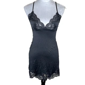 OnGossamer Lace Slip Top Size Small Babydoll Chemise Shirt Lingerie Bra Dress S - Picture 1 of 11