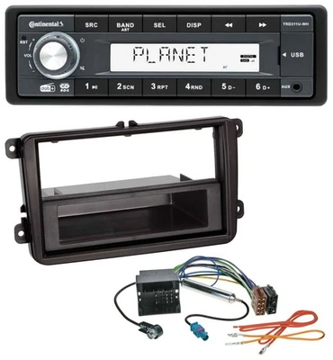 Continental MP3 AUX USB DAB 1DIN Autoradio für VW Caddy Golf V VI Jetta ab 03 - Bild 1 von 4