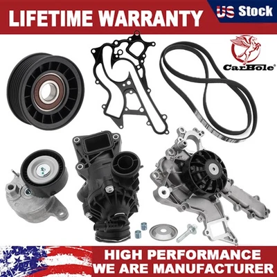 Kit de bomba de agua y tensor de correa para Mercedes-Benz C300 E350 ML350 GLE350 V6 3,5 L Foto 1 de 4