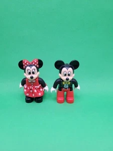Lego Duplo Disney Mickey Mouse & Minnie Mouse With Red Skirt - Picture 1 of 9