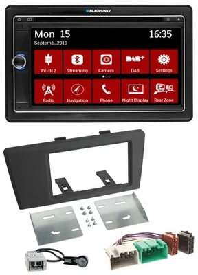 Blaupunkt Bluetooth DAB 2DIN USB DVD MP3 Autoradio für Volvo S60 S70 C70 V70 00- - Bild 1 von 4