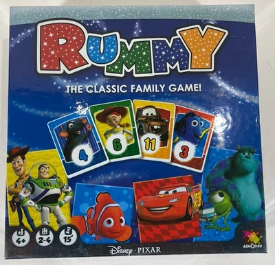 Disney Pixar Rummy Board Game - The Classic Family Game  - 2015 - Complete - Image 1 of 4