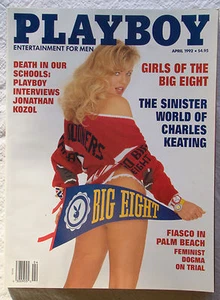 Original Playboy Magazine April 1992 Girls of the Big 8 Cady Cantrell - Picture 1 of 1