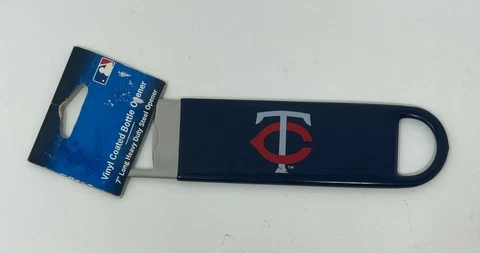 Minnesota Twins Vinyl Coated Bottle Opener MLB Baseball NIP Cover