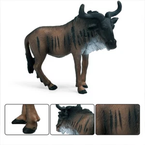 Wilderbeast Toy Bison Figure Animals Figurine African Model - Picture 1 of 12