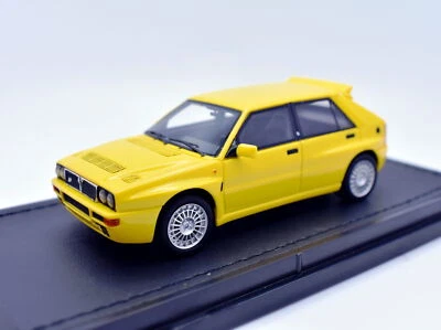 Modellino auto scala 1:43 Lancia Delta Integrale Evoluzione giallo TopMarques - Immagine 1 di 4