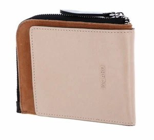 PICARD Bérgamo 1 billetera billetera lino kom beige nueva - Imagen 1 de 4