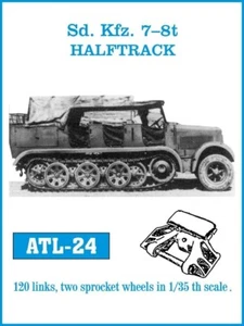Friulmodel - Metal Tank Tracks for Sd. Kfz. 7-8t HALFTRACK 1/35th - ALT24 - Picture 1 of 1