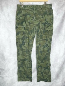 Figgy Active R/S Herren 34" grün Camouflage Hose Skater Skateboard 6 Pocket schwer - Bild 1 von 6