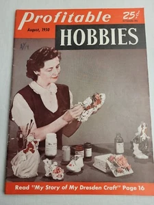 Profitable Hobbies Magazine from August 1950 Interesting Ads - Imagen 1 de 4