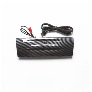 Carbon Fiber Dash Ambiet LED Light USB Cover Plate für BMW F30 F34 F35 2013-2018 - Imagen 1 de 4