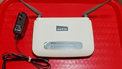 Netis WF-2404 300MBPS Wireless-N Broadband Router 4dBi Antennas w/AC Power Mint - Image 1 of 4
