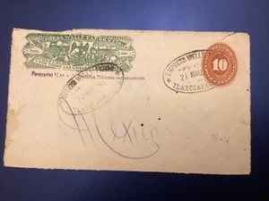 ICOLLECTZONE  Mexico Postal History Wells Fargo Carrier Cover front VF (G400) - Picture 1 of 4