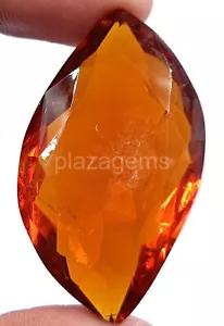 103,25 CT FANTASIA TAGLIO NATURALE ARANCIO CITRINO CERTIFICATO EGL PIETRA PREZIOSA SFUSA 5JRP - Foto 1 di 7