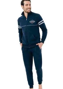 TUTA UOMO IL GRANCHIO TUTA FELPA FULL ZIP GA4004 - Foto 1 di 9
