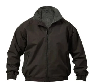 Apache Workwear Harrier Fleece Lined Water Repellent Bomber Jacket Black M & L - Picture 1 of 7