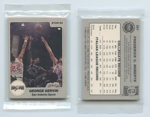 1983-84 Star Co SAN ANTONIO SPURS Factory Sealed Bagged SET: Ice, John Paxson RC - Picture 1 of 2