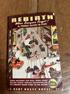 REBIRTH When Everyone Forgot! Bart House Novel 25¢ McClary PB 1944 - Picture 1 of 10