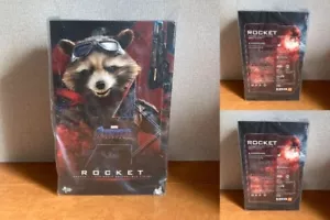 Hot Toys MMS548 Avengers: Endgame 1/6 Rocket Figure Nuevo Raro Japón - Imagen 1 de 3