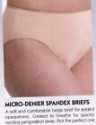 NEW Microdenier spandex briefs Gymnastic "unders" wicking ch/ladies flatstitched