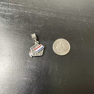 Ciondolo pendente emblema ramo nomadi pentagono .925 argento nuovo - Foto 1 di 3