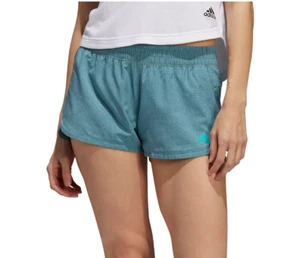 Women's Extra Large Adidas Pacer Woven Running Training Shorts Legacy Teal XL - Picture 1 of 5