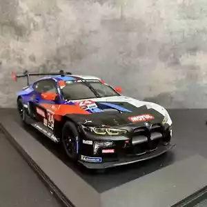 Minichamps 1:18 BMW M4 GT3 #24 IMSA 2022 Racing Car Simulation Resin Car Model - Picture 1 of 8