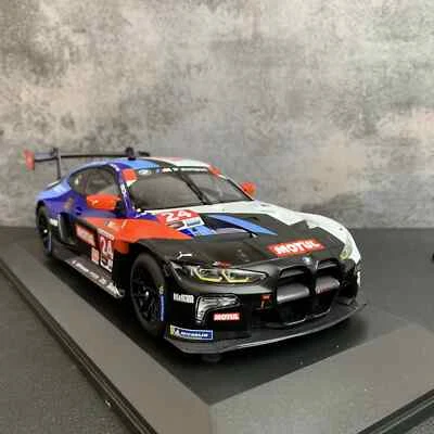 Minichamps 1:18 BMW M4 GT3 #24 IMSA 2022 Racing Car Simulation Resin Car Model - Image 1 of 4