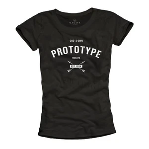 CAMISETA DIVERTIDA PELÍCULA MUJER ESLOGAN CON PROTOTIPO PROPIO DE DIOS - TOP GIRL - Imagen 1 de 1