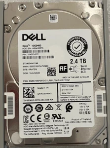 8YWH3 DELL SEAGATE ST2400MM0149 2.4TB 10K SAS 2.5" 12Gb/s HDD SED 08YWH3 - Afbeelding 1 van 1