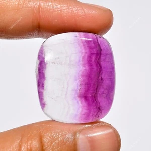 37.50 Cts Natural Brazilian Fluorite Loose Gemstone Radiant Cabochon 28X24X6 mm - Picture 1 of 6