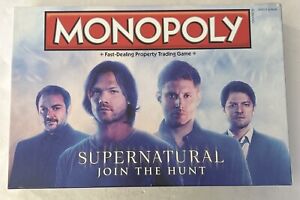 Jeu de société Supernatural Join The Hunt Monopoly 2015 d'occasion 1 carte et jeton manquant