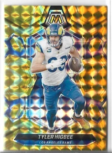 π₯ 2024 Panini Mosaic Tyler Higbee #131 Football Rams Reactive Prizm Yellow π₯ - Picture 1 of 2
